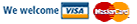 We Welcome VISA, MasterCard, American Express