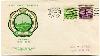 U.S. #730a-731a FDC