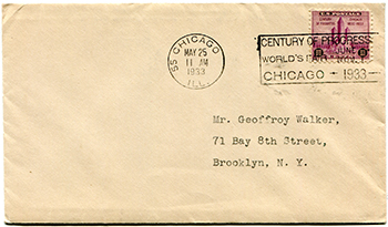 U.S. #729 FDC