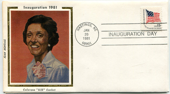 Joan Mondale Cachet for 1981 Inauguration