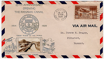 Canal Zone Crosby Cachet Cover