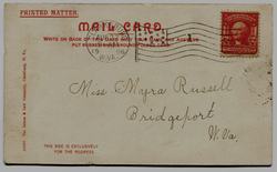 Double Post Card, Clarksburg, W.VA 1906