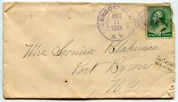 U.S. #213 WITH Brookfield, N.Y. Fancy Cancel 1888