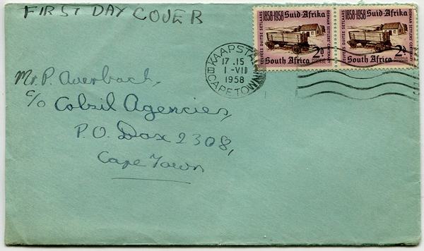 South Africa # FDC 1958