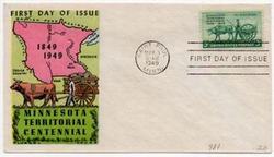 U.S. #981 Minnesota Territory-Fluegel FDC