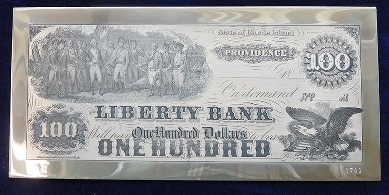 American Banknote - Liberty Bank, Sterling