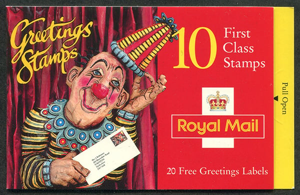 Great Britain #BK1183, contains Booklet Pane #MH1605a