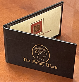 Great Britain #1 Penny Black in Presentation Folder