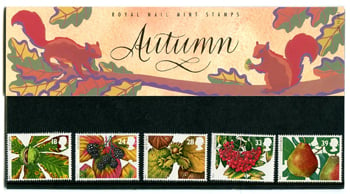 Great Britain #1510-14 Autumn