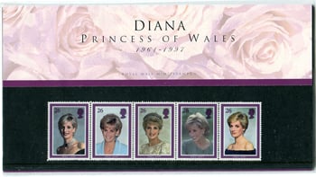 Great Britain #1795a Diana, Princess of Wales