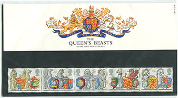 Great Britain #1800a The Queen&#39;s Beasts