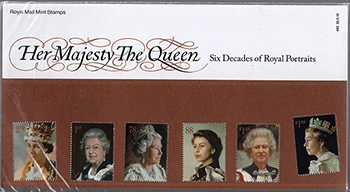 Royal Portraits Portfolio of Stamps