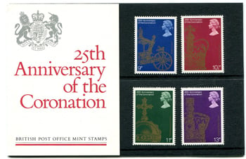 Great Britain #835-38 25th Anniv. Of Coronation