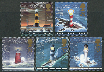 Great Britain #1801-04 Lighthouses Folio