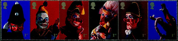 Great Britain #1990a Puppets