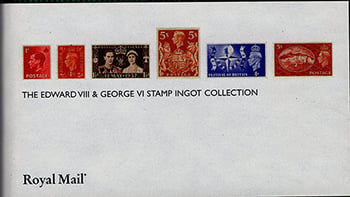 Royal Mail Stamp Ingot Collection 3