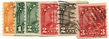 Canada #178-83 Used