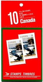 Canada #BK107 Christmas 1989