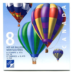 Canada #1921a-d Hot Air Balloons