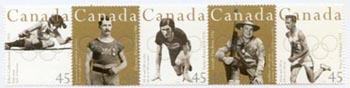 Canada #1612a Olympic Gold Medalists - strip 5