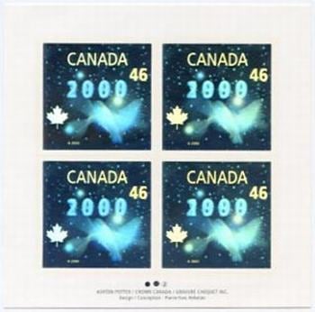 Canada #1812 pane Millennium Issues