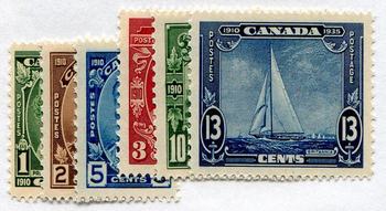 Canada #211-16 Mint Never Hinged