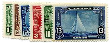 Canada #211-16 Mint
