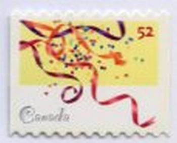 Canada #2203 Confetti & StreamersSS