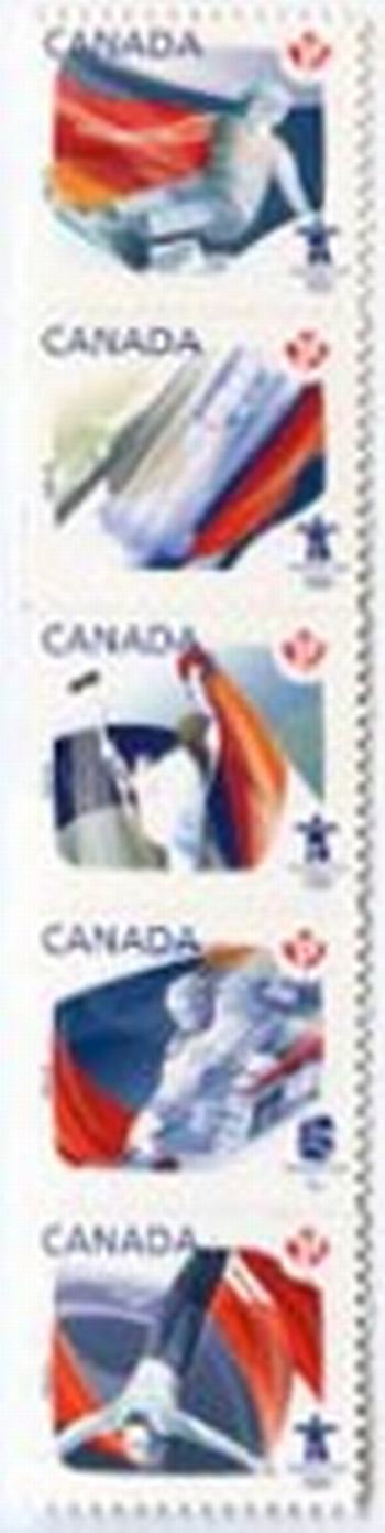 Canada #2300-04 Strip of 5