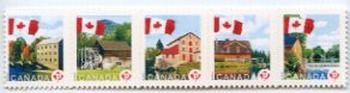 Canada #2351-55 Flag over Mills, Set of 5