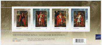 Canada #2383c Four Indian Kings, overprinted