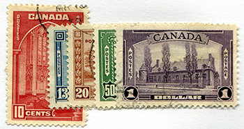 Canada #241-45 Used
