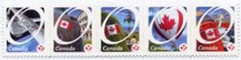 Canada #2419-23 Canadian Flag set of 2011