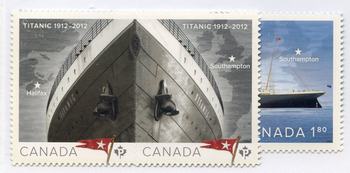 Canada #2536-38 Sinking of the Titanic