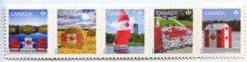 Canada #2612-16 Canadian Flag issue of 2013