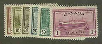 Canada #268-73 Mint