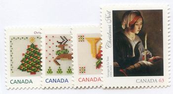 Canada #2688-91 Christmas 2013