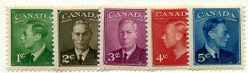 Canada #284-88 MNH