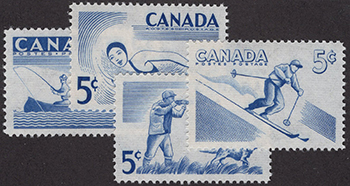Canada #365-68 MNH