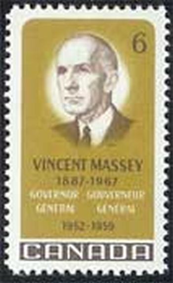 Canada #491 Vincent Massey MNH