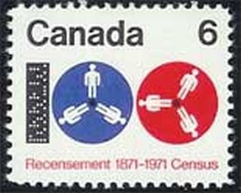 Canada #542 Census Issue MNH
