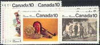 Canada #563a-81a Indians of Canada MNH