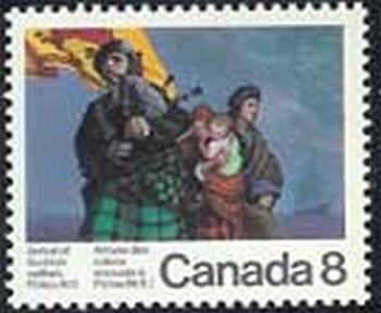 Canada #619 Scottish settlers MNH