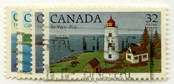 Canada #1032-35 Lighthouses Used