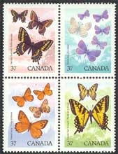 Canada #1213a Butterflies MNH