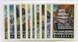 Canada #1725-34 Canals of Canada MNH