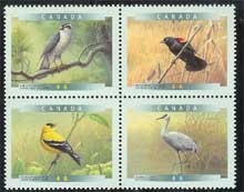 Canada #1773a Birds Block MNH