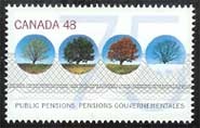 Canada #1959 Public Pensions MNH