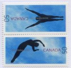 Canada #2114a Swimming Competition MNH