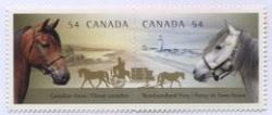 Canada #2329-30 Horses MNH